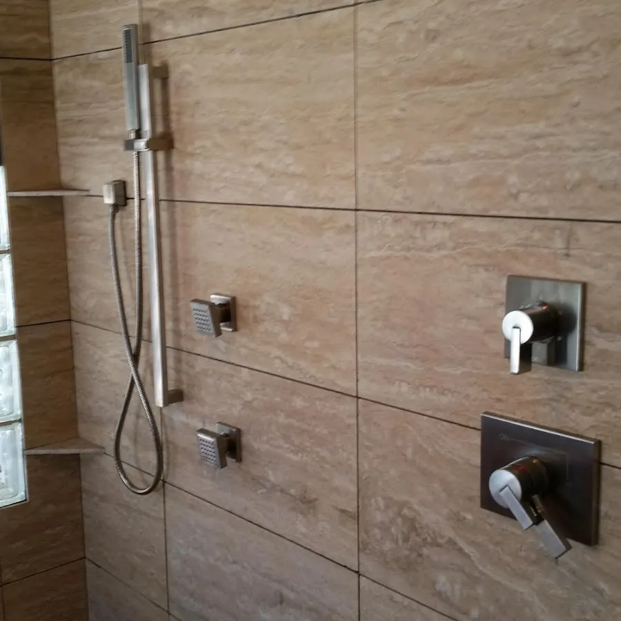 Shower fixture installation for Gas Line Repair in Derby